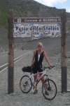 Pavla na PASSU DELLO STELVIO 2760m 27. 8. 2009