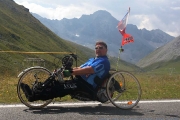 PASSO DELLO STELVIO 2760m.n.m. - handbiker Olda 27. 8. 2009