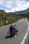 PASSO DELLO STELVIO 2760m.n.m. - zdolání druhého nejvyššího průsmyku v Evropě na handbiku 27. 8. 2009