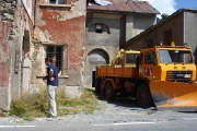 DUŠAN STUDUJE ZIMNÍ ÚDRŽBU NA PASSO DELLO STELVIO.