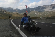 PASSO DELLO STELVIO 2760m.n.m. - zdolání druhého nejvyššího průsmyku v Evropě na handbiku 27. 8. 2009